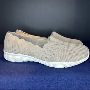 Skechers Women's Tan Slip-On Flats